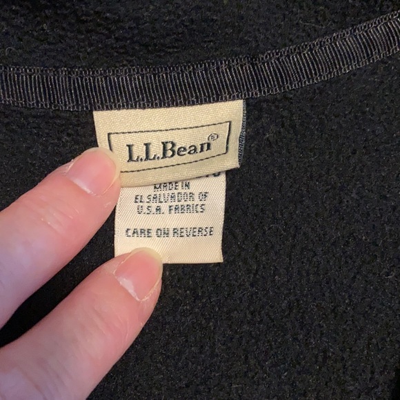 LL Bean women’s quarter zip fleece size L - Picture 2 of 5